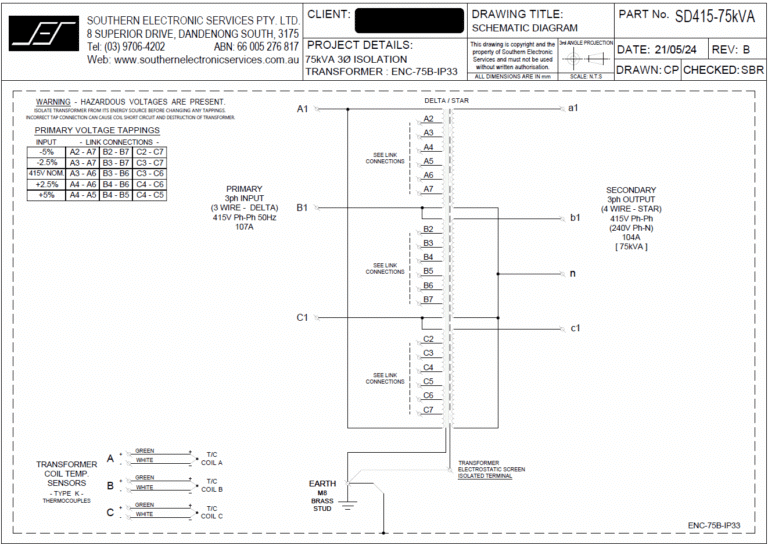 An image of the SES transformer project